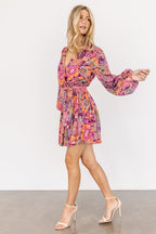 Newark Mini Dress | Purple Multi