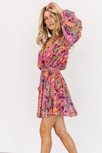 Newark Mini Dress | Purple Multi